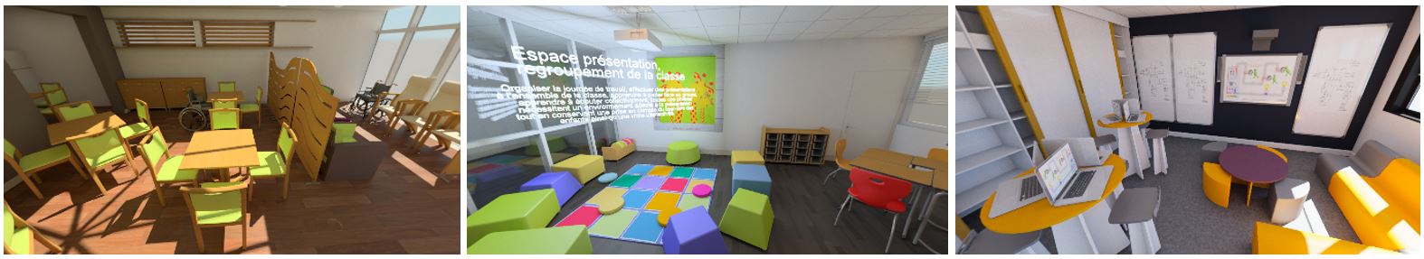 Lieux de vie collectifs développés par Manutan Collectivités