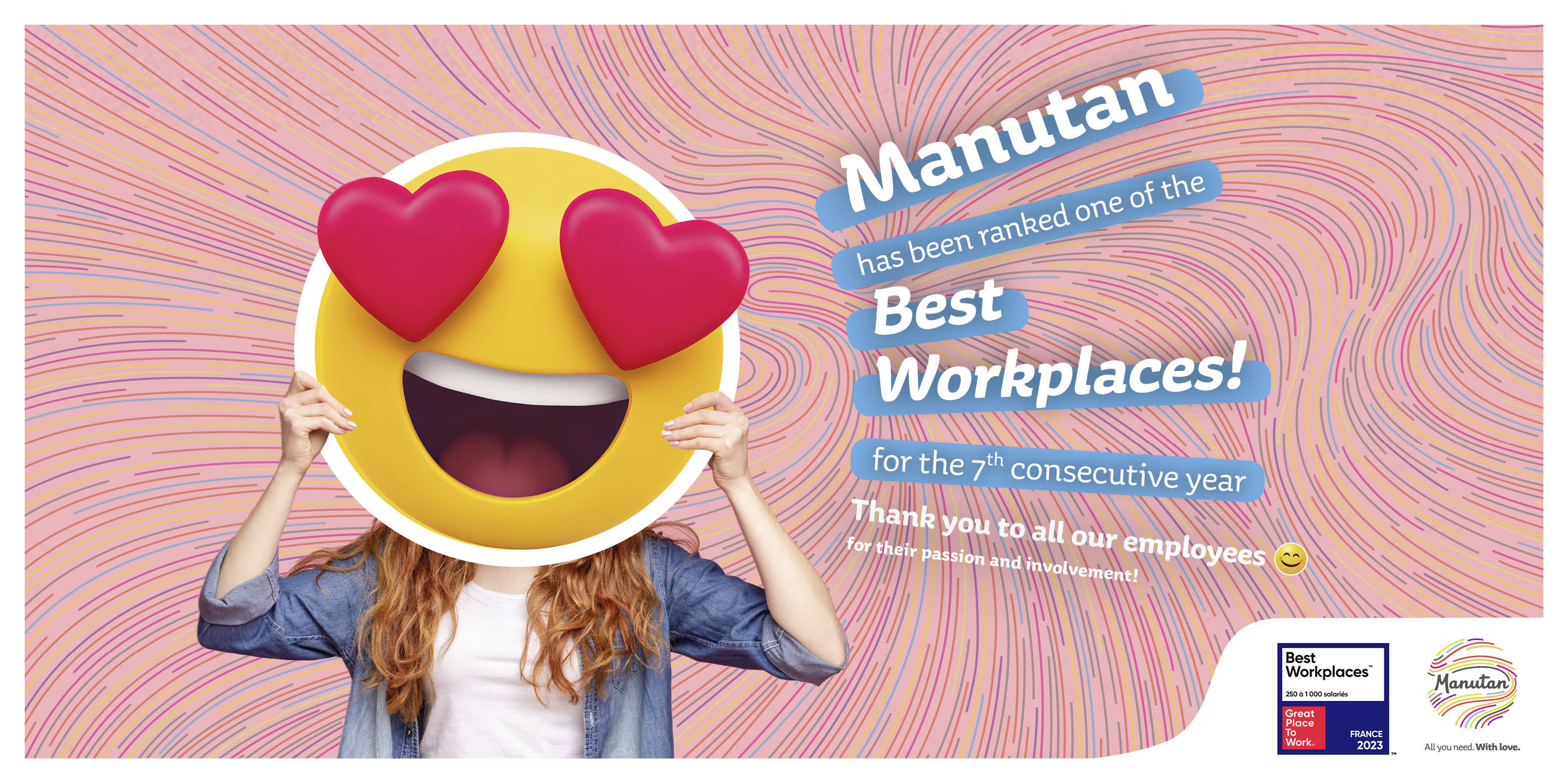 Great Place to Work® 2023 awards: Manutan comes in 14th place!