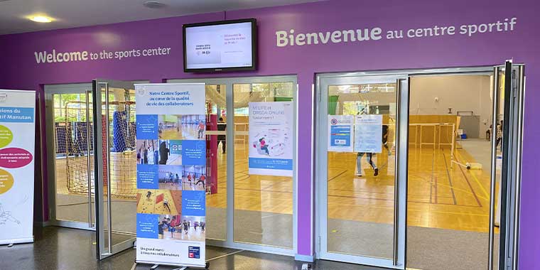 Découvrez le Centre Sportif du campus Manutan !