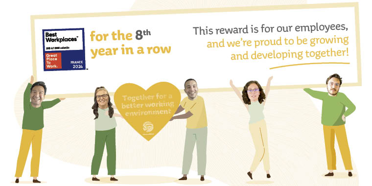 Great Place to Work® 2024 rankings: Manutan France secures the 19th position!