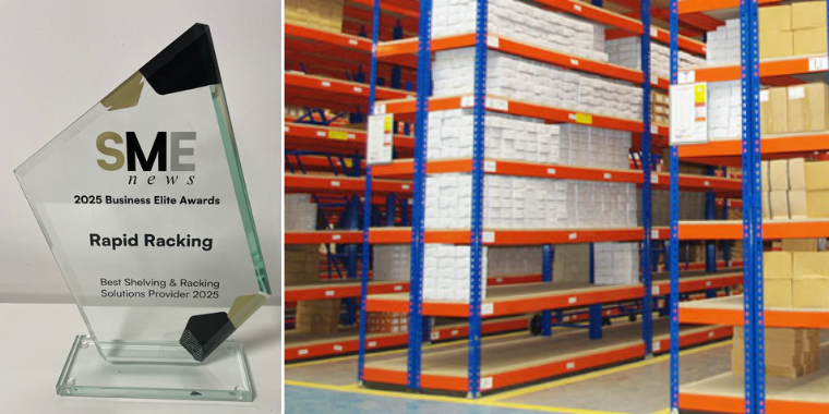Rapid Racking wins Best Racking & Shelving Supplier Award 