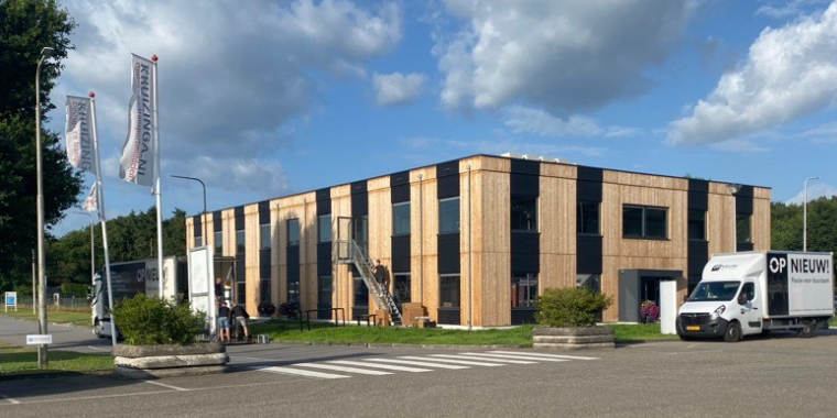 Kruizinga inaugure son siège social circulaire avec 85 % de matériaux recyclés 