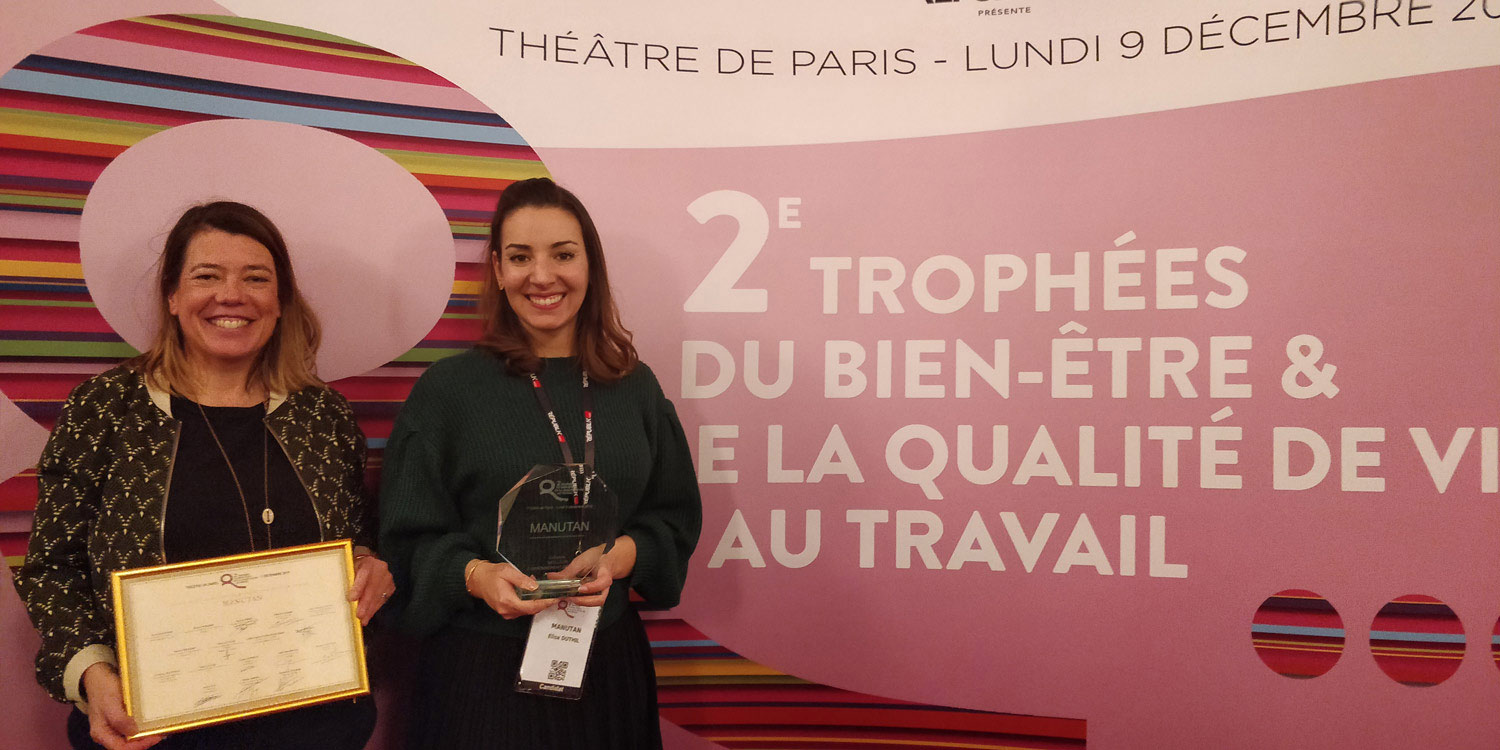 Trophées du Bien-être & de la Qualité de Vie au Travail 2019 : Manutan remporte le prix Or dans la catégorie « Meilleur environnement de travail »