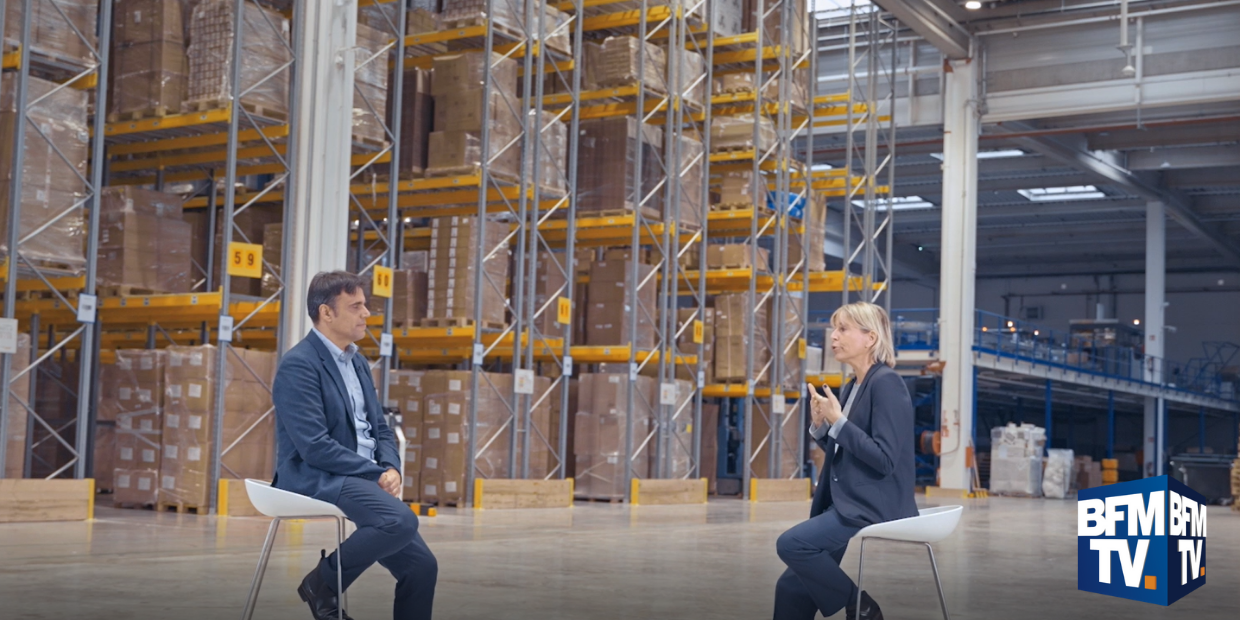 Manutan shares its vision of Well-working on the French channel BFMTV