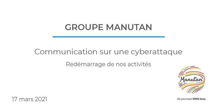 Redémarrage de nos activités