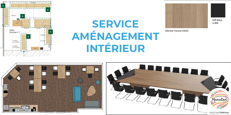 Le service aménagement intérieur Manutan : une réelle valeur ajoutée pour nos clients