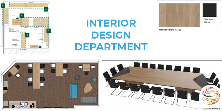 The Manutan interior design department: real added value for our clients
