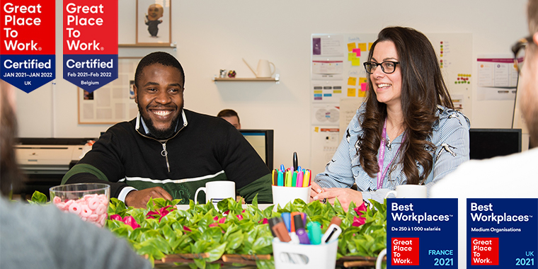 Four Manutan group subsidiaries are certified as a 'Great Place to Work' in 2021!