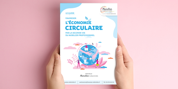 Quelle seconde vie pour le mobilier professionnel ? Découvrez le dernier guide de Manutan Collectivités 