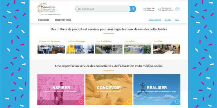 Découvrez le nouveau site web de Manutan Collectivités