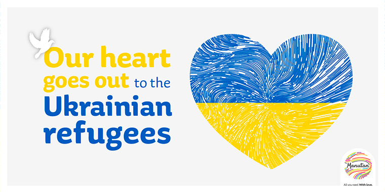 Manutan comes to the aid of Ukrainian refugees