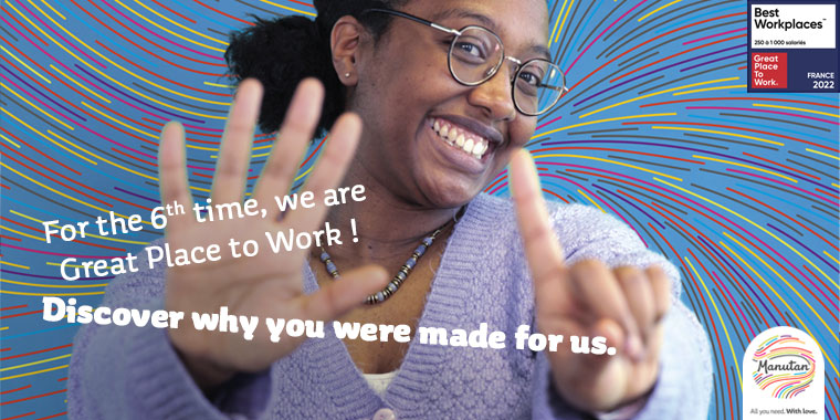 Best Workplaces 2022 Manutan, a company that is a great place to work and has won over its employees